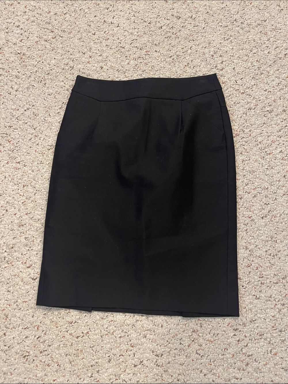 J. Crew Black Pencil Skirt